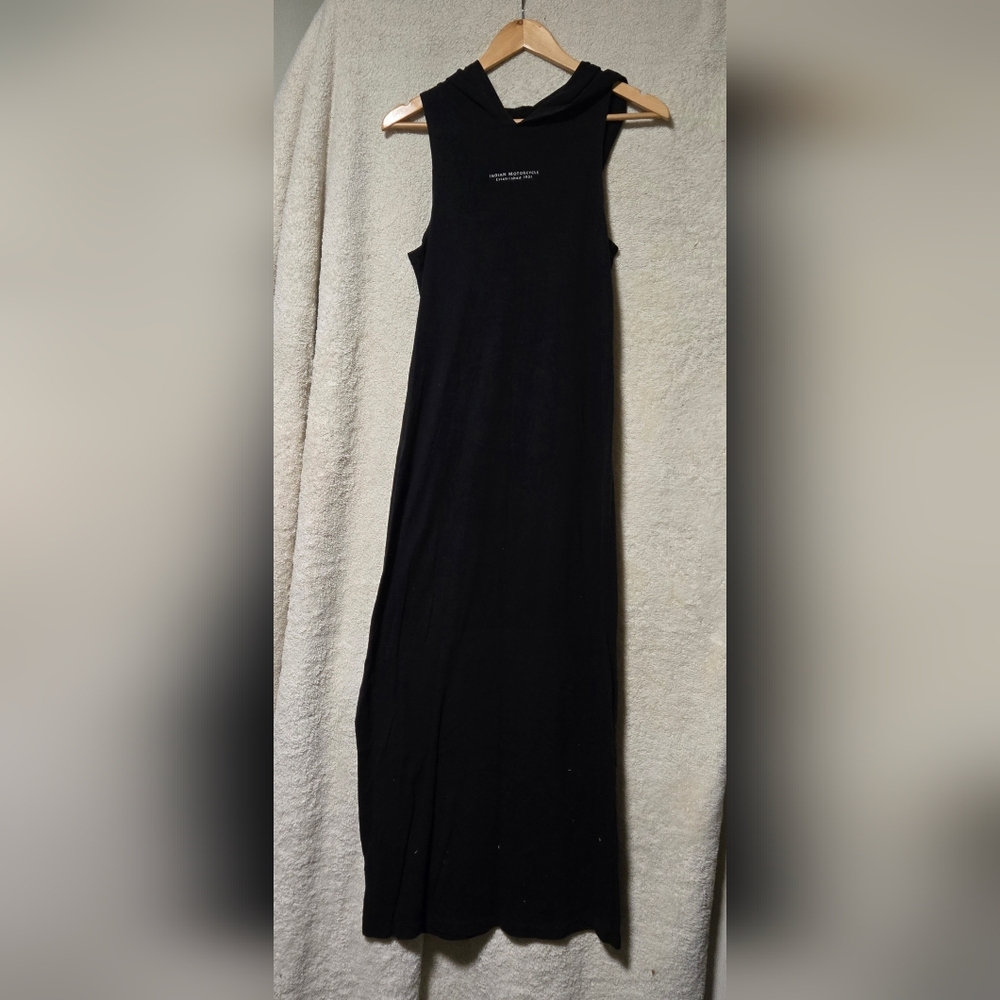 Authentic Indian Mortorcycle Hooded Cotton Dress